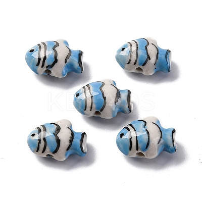 Handmade Porcelain Beads PORC-R002-01H-1