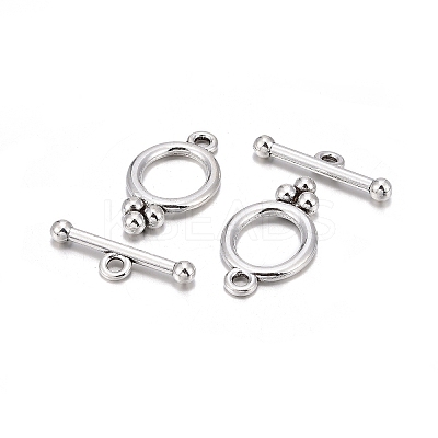 Tibetan Style Alloy Toggle Clasps X-LF8418Y-1