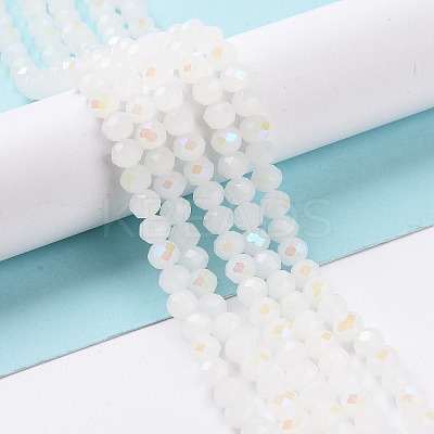 Electroplate Glass Beads Strands EGLA-A044-J8mm-L05-1