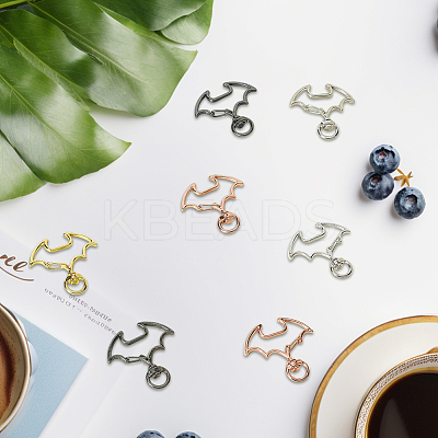 30 Sets 5 Colors Alloy Swivel Clasps FIND-SC0017-69-1