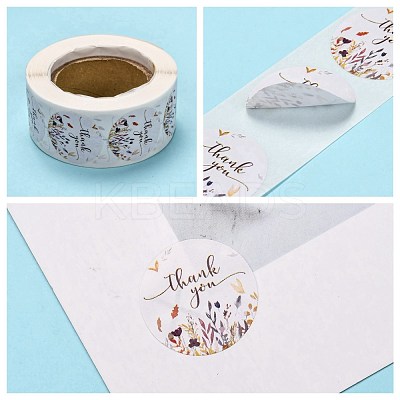 1 Inch Thank You Stickers DIY-G013-A06-1
