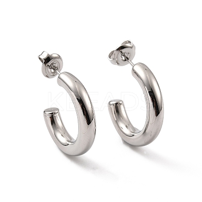 Non-Tarnish 304 Stainless Steel Stud Earrings for Women EJEW-G346-07C-P-1