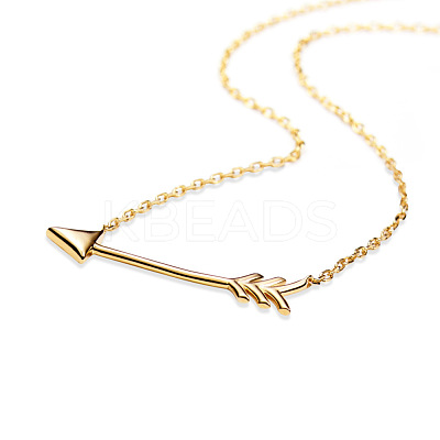 Chic 925 Sterling Silver Arrows Pendant Necklaces TS-N019-G-18-1