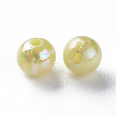 Opaque Acrylic Beads X-MACR-S370-D8mm-A10-1