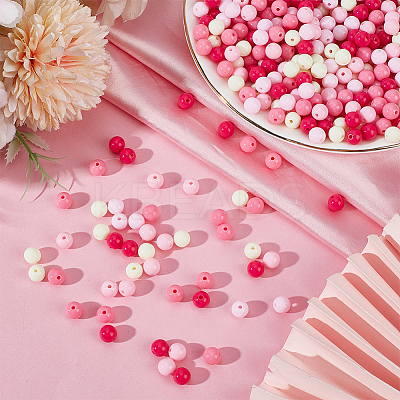 Opaque Acrylic Beads SACR-PA0001-04B-05-1