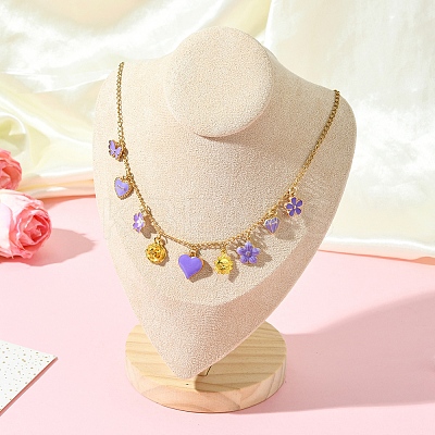 304 Stainless Steel Cable Chain Necklaces NJEW-FS00005-1