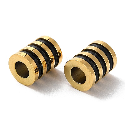Ion Plating(IP) 303 Stainless Steel European Beads STAS-E454-45G-1