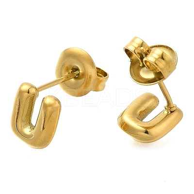 304 Stainless Steel Stud Earrings EJEW-I316-01G-U-1