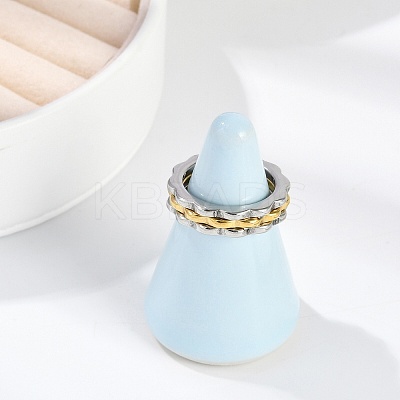 304 Stainless Steel Finger Ring for Women RJEW-A052-01A-GP-1