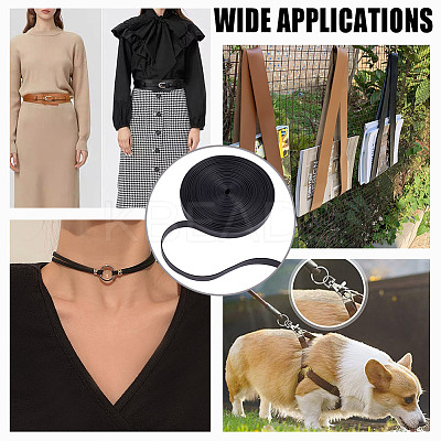 PU Leather Ribbon OCOR-WH0101-108B-01-1