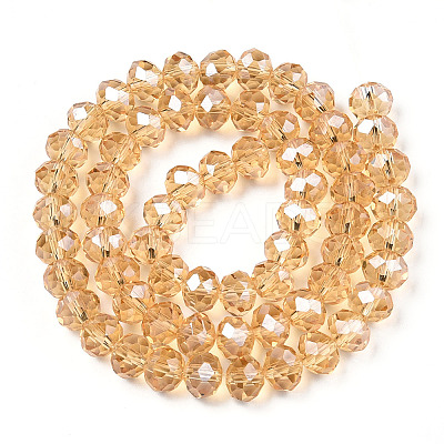 Electroplate Glass Beads Strands LS-EGLA-A034-T4mm-A30-1