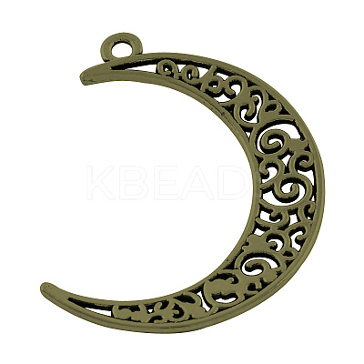 Tibetan Style Alloy Pendants TIBEP-R304-001AB-LF-1