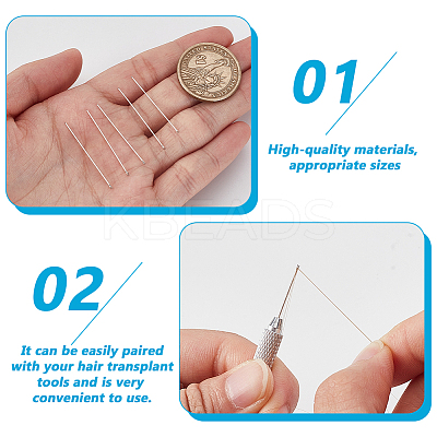 2 Bags Stainless Steel Doll Hair Rerooting Tool TOOL-GA0002-06A-1