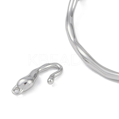 Brass Toggle Clasps KK-U020-08P-1