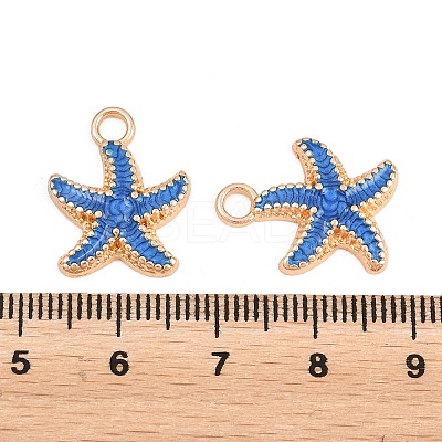 Alloy Enamel Pendants PALLOY-F224-10G-02-1