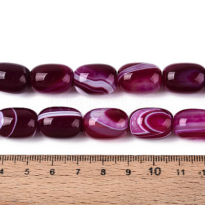 Natural Agate Beads Strands G-N356-02A-09-1
