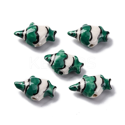 Handmade Porcelain Beads PORC-R002-02E-1