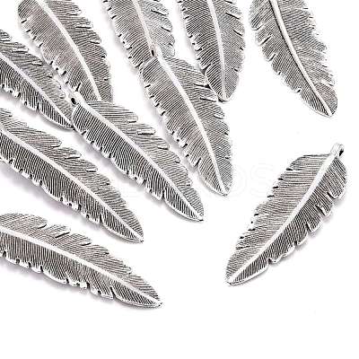 Tibetan Style Alloy Big Pendants TIBEP-A123193-AS-FF-1