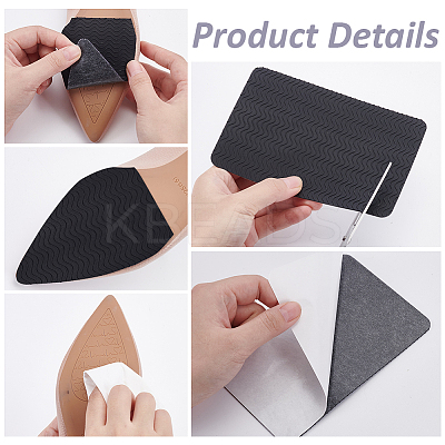 Anti Skid Rubber Shoes Bottom Heel Sole FIND-WH0173-018A-1