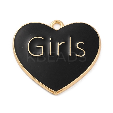 Alloy Enamel Pendants LS-ENAM-M009-02B-02G-1