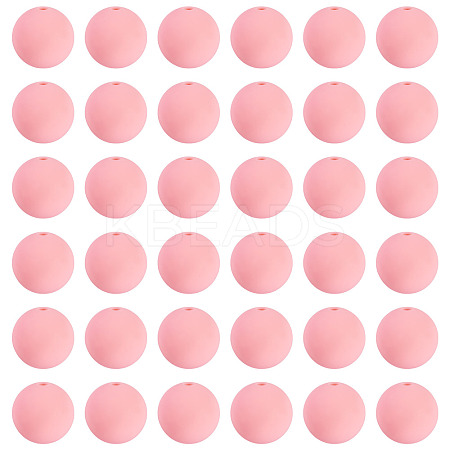 50Pcs Food Grade Eco-Friendly Silicone Beads SIL-TA0002-89E-1