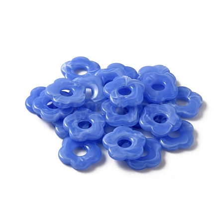 Acrylic Beads MACR-WH0007-26C-1