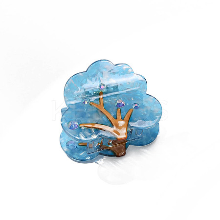 Tree Cellulose Acetate(Resin) Claw Hair Clips PW-WGD4D8E-02-1