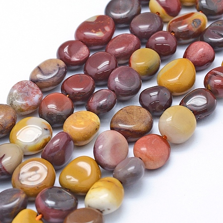 Natural Mookaite Beads Strands G-K230-06-1