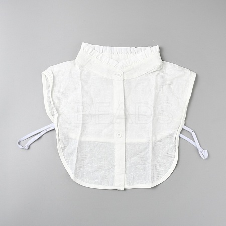 Detachable Cotton Shirt Women False Collar AJEW-WH20054-046-1