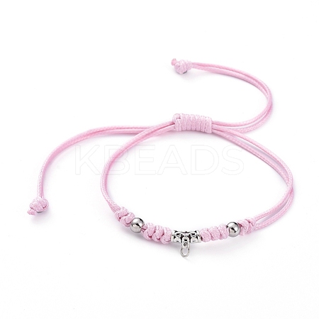 Braided Bead Bracelets BJEW-JB04916-03-1