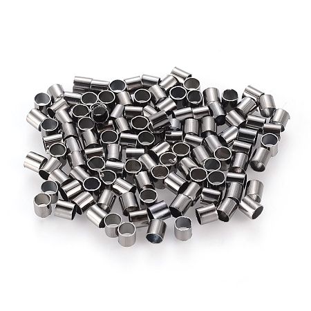 Brass Crimp Beads KK-S073-B-LF-1