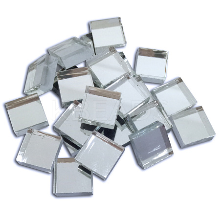 Mirror Glass Mosaic Tiles GLAA-WH0015-60A-1