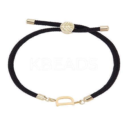 1Pc Adjustable Nylon Cord Slider Bracelets for Women BJEW-LP0001-32D-01-1