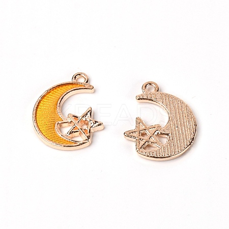 Alloy Enamel Pendants PALLOY-CJC0008-03B-1