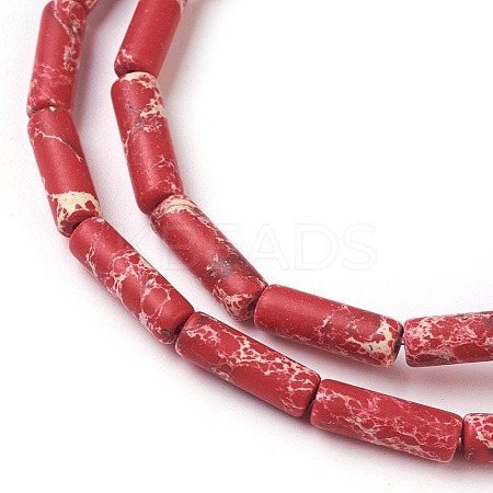 Synthetic Imperial Jasper Beads Strands G-L496-A05-1