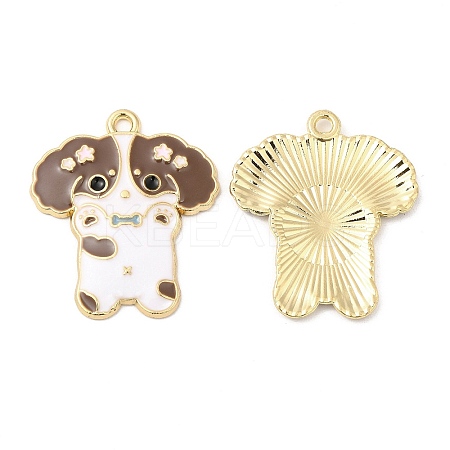 Alloy Enamel Pendants FIND-C037-19G-03-1
