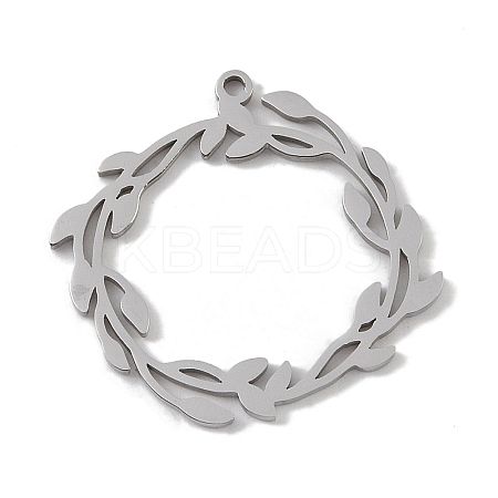 Non-Tarnish 304 Stainless Steel Pendants STAS-B062-07P-1