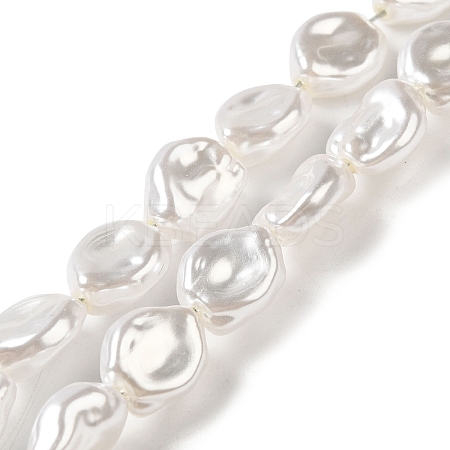 ABS Plastic Imitation Pearl Beads Strands KY-F021-02-1