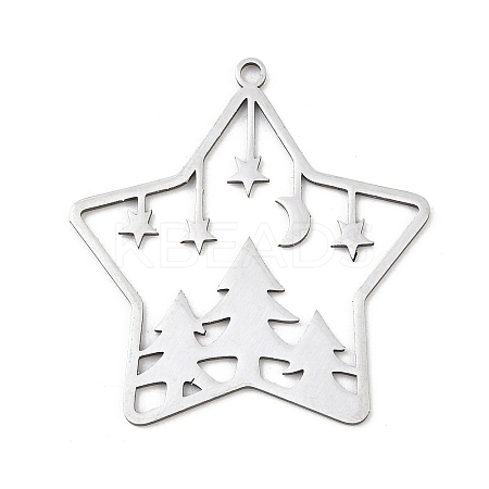 Christmas 201 Stainless Steel Pendants LS-STAS-C156-01T-P-1