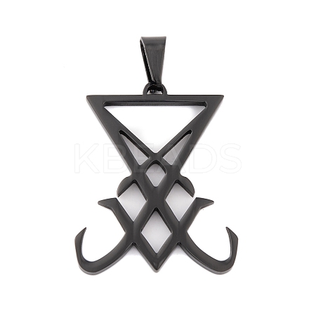 304 Stainless Steel Pendants STAS-K283-07EB-1