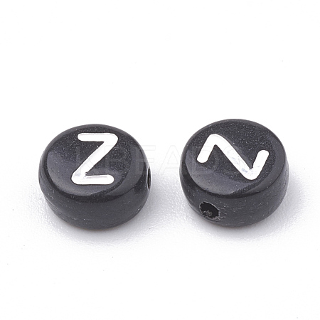 Opaque Acrylic Beads X-SACR-N002-02Z-1