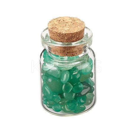 Transparent Glass Wishing Bottle Decoration DJEW-A001-01A-06-1