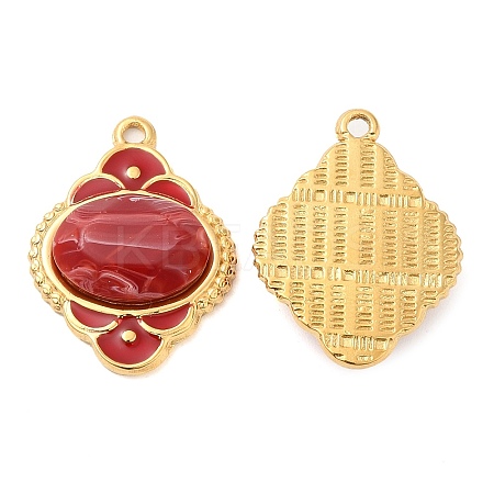 Enamel Pendants STAS-E040-13G-01-1
