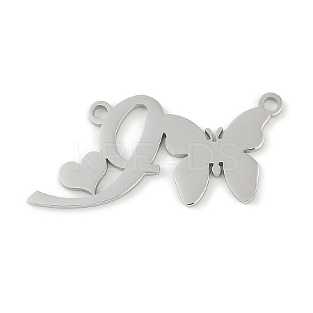 Non-Tarnish 304 Stainless Steel Pendants STAS-L279-002P-I-1
