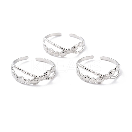 Tarnish Resistant 304 Stainless Steel Finger Rings RJEW-L102-43P-1