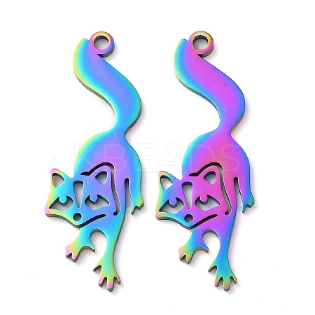 304 Stainless Steel Pendants STAS-R116-03RC-1