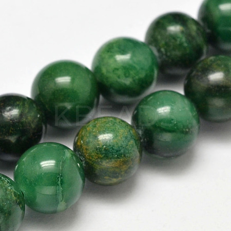 Natural African Jade Beads Strands G-K091-10mm-1
