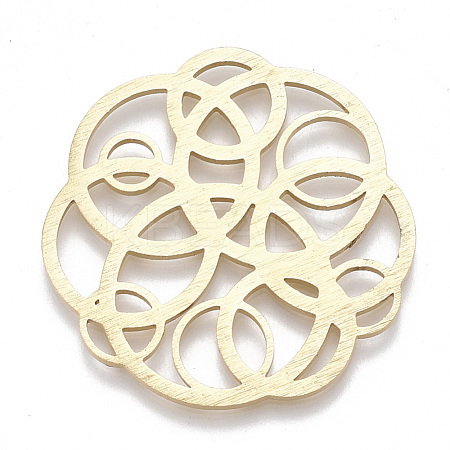 Aluminium Filigree Joiners Links X-ALUM-T001-122G-1