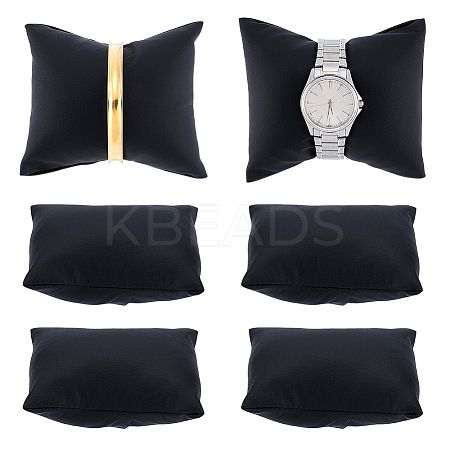 PU Leather Jewelry Watch/Bracelet Display Pillows ODIS-WH0043-198A-1