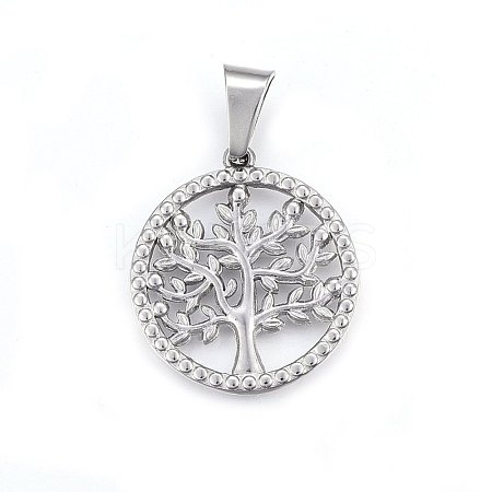 Non-Tarnish 304 Stainless Steel Pendants STAS-P209-14P-1